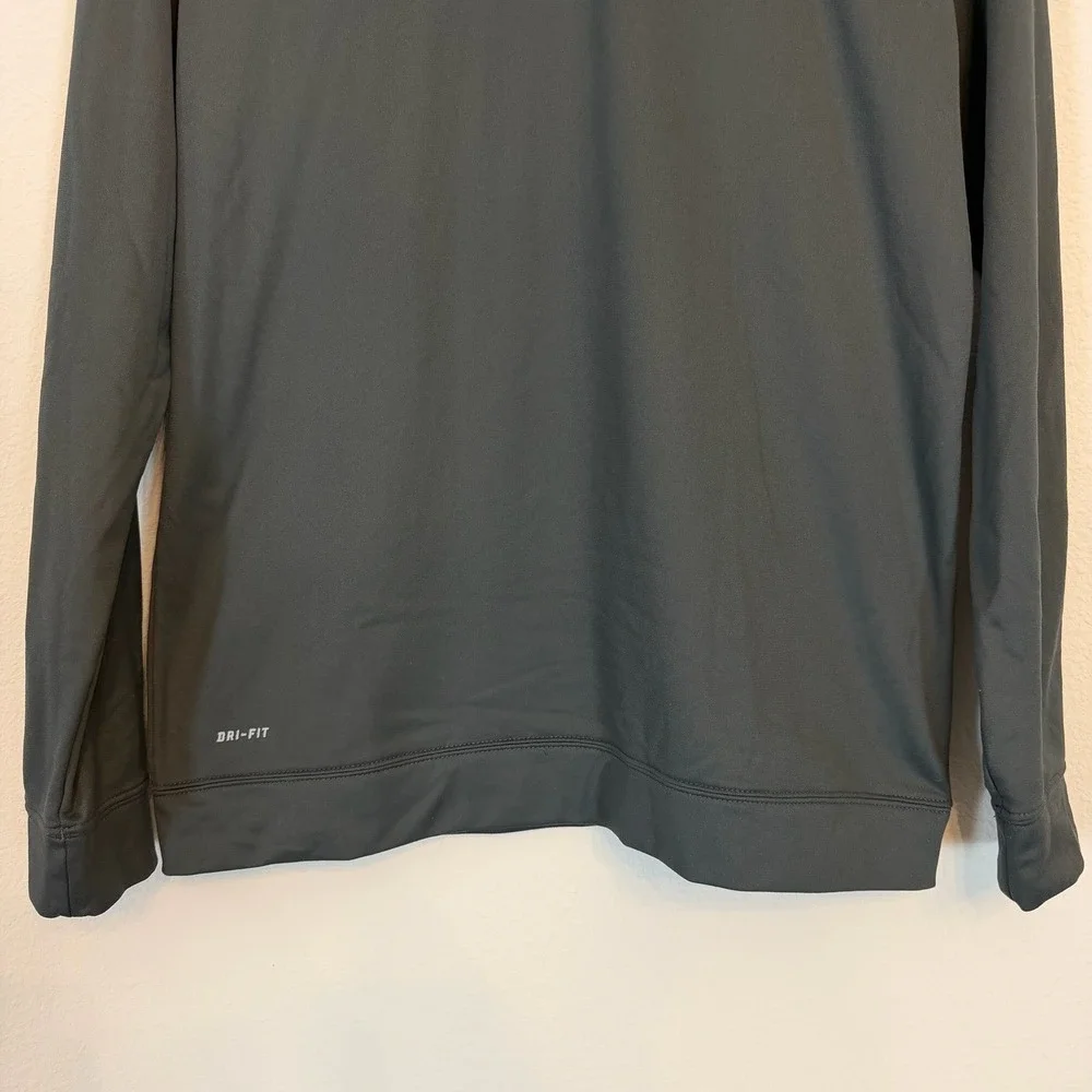 BCU Wildcats Bethune Cookman Sweatshirt‎ Mens Large Gray 1/4 Zip Nike Dri-FIT